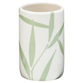 F+F Home Bamboo Leaf Ceramic Beaker