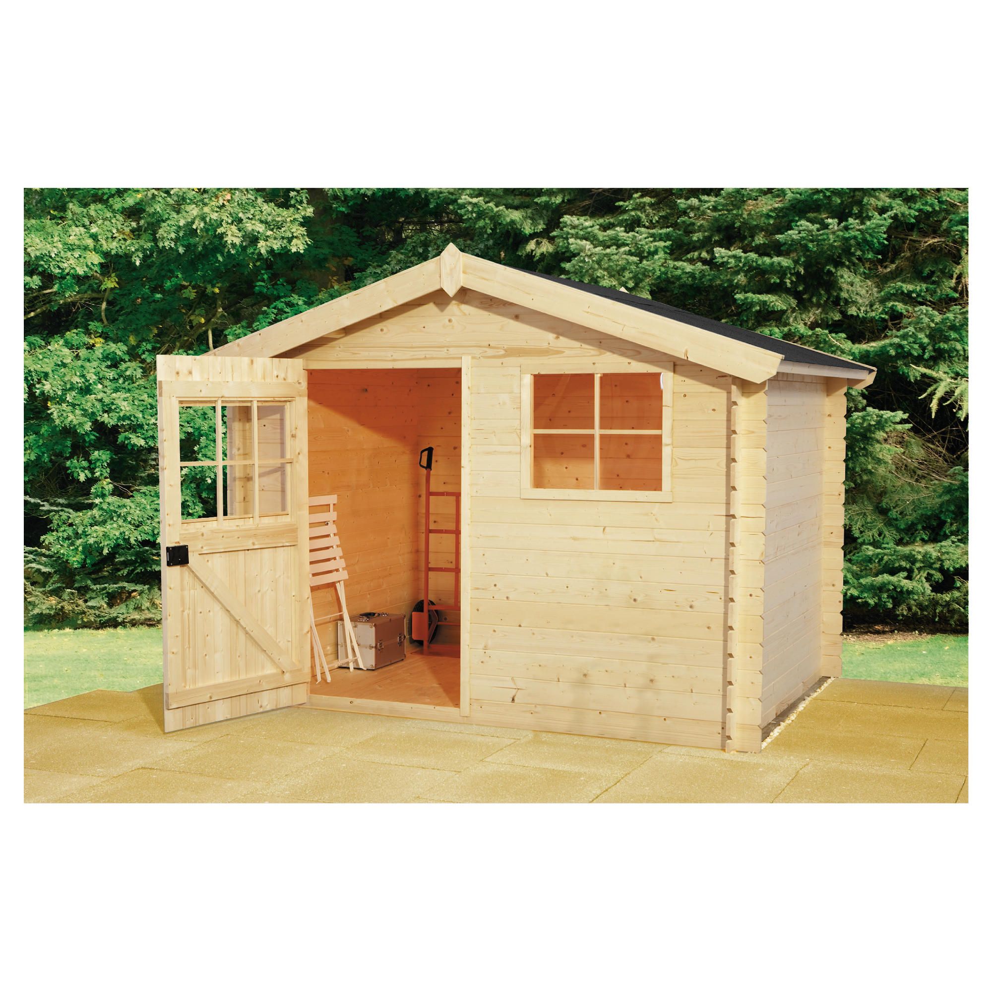 Finnlife LAMPI 212 Log Cabin at Tesco Direct