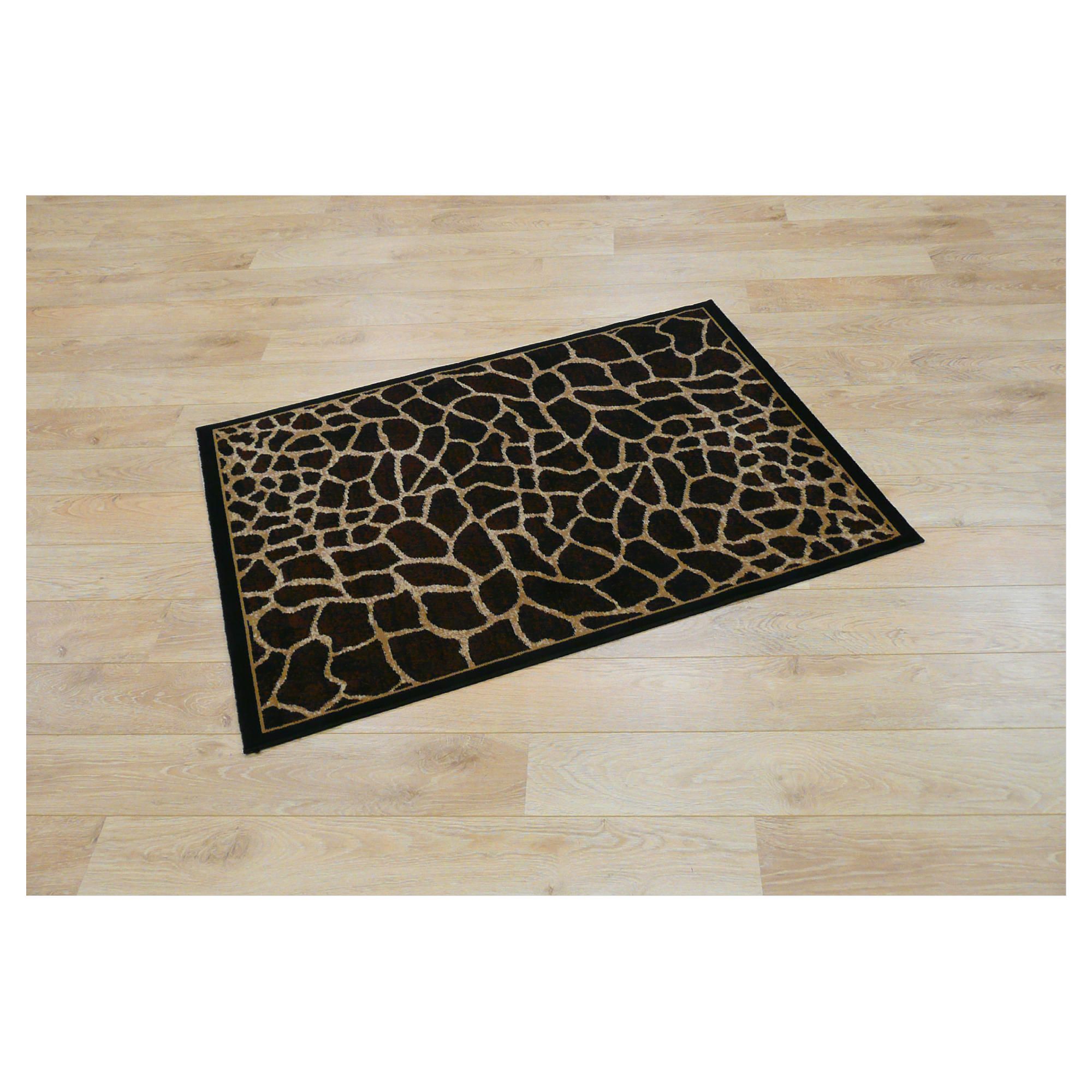 TESCO GIRAFFE PRINT RUG 115X160CM