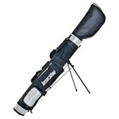 Longridge Golf Travelite Stand Bag (Black/Silver)