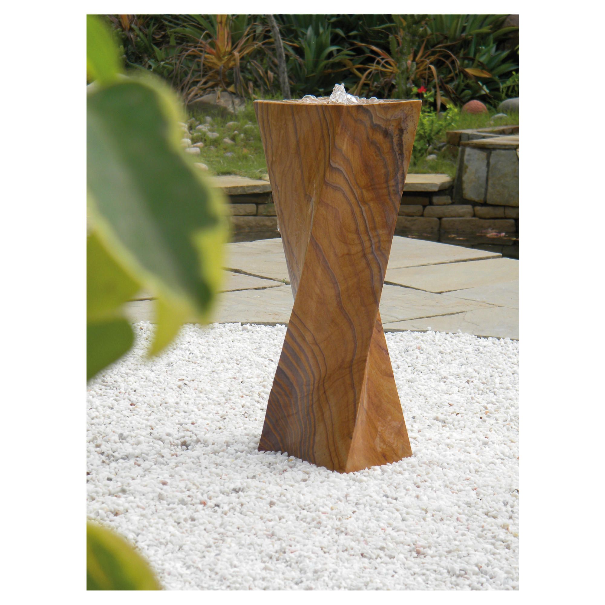 Arduus Honed Rainbow Water Feature 40cm at Tesco Direct
