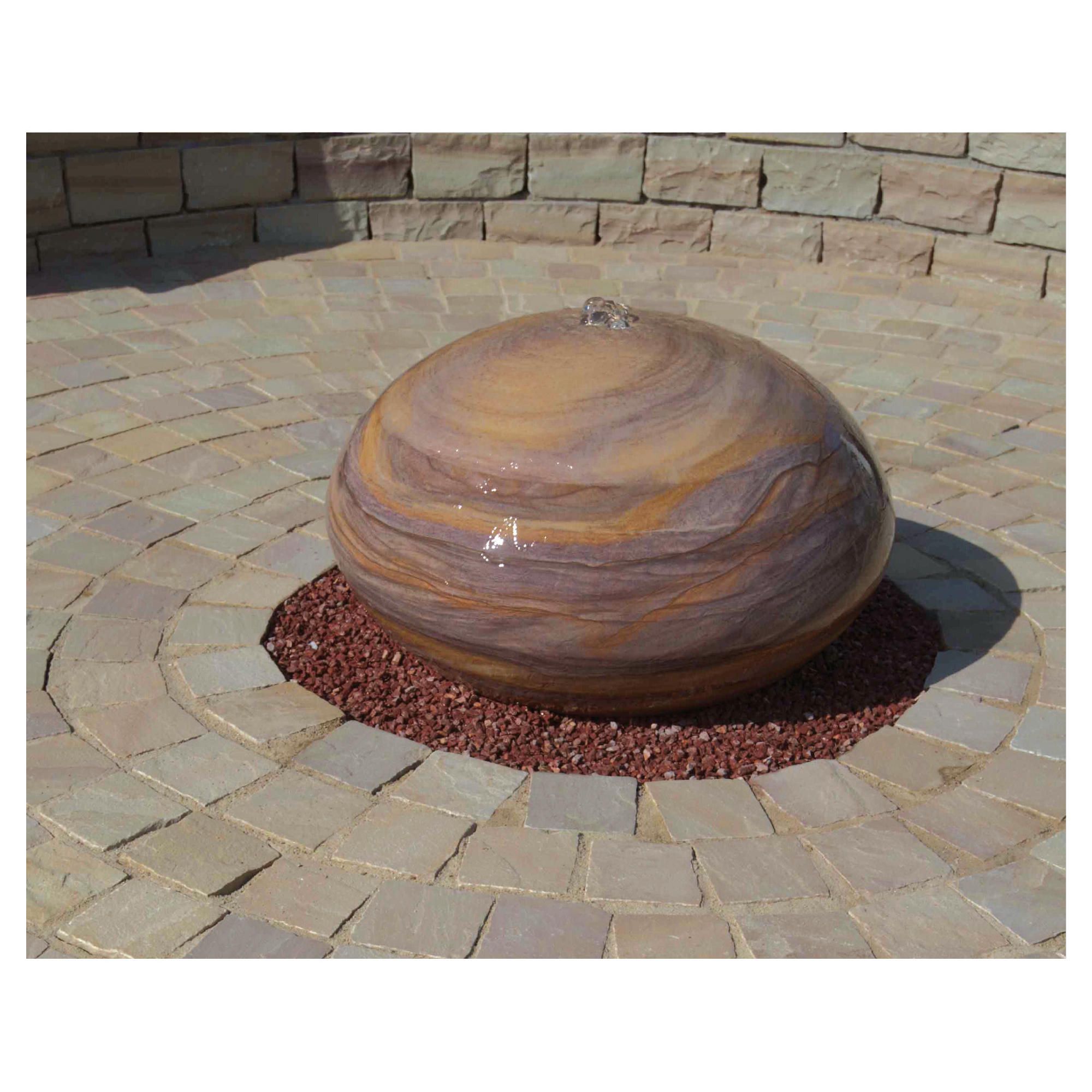 Scutella Rainbow Stone Water Feature 40cm at Tesco Direct