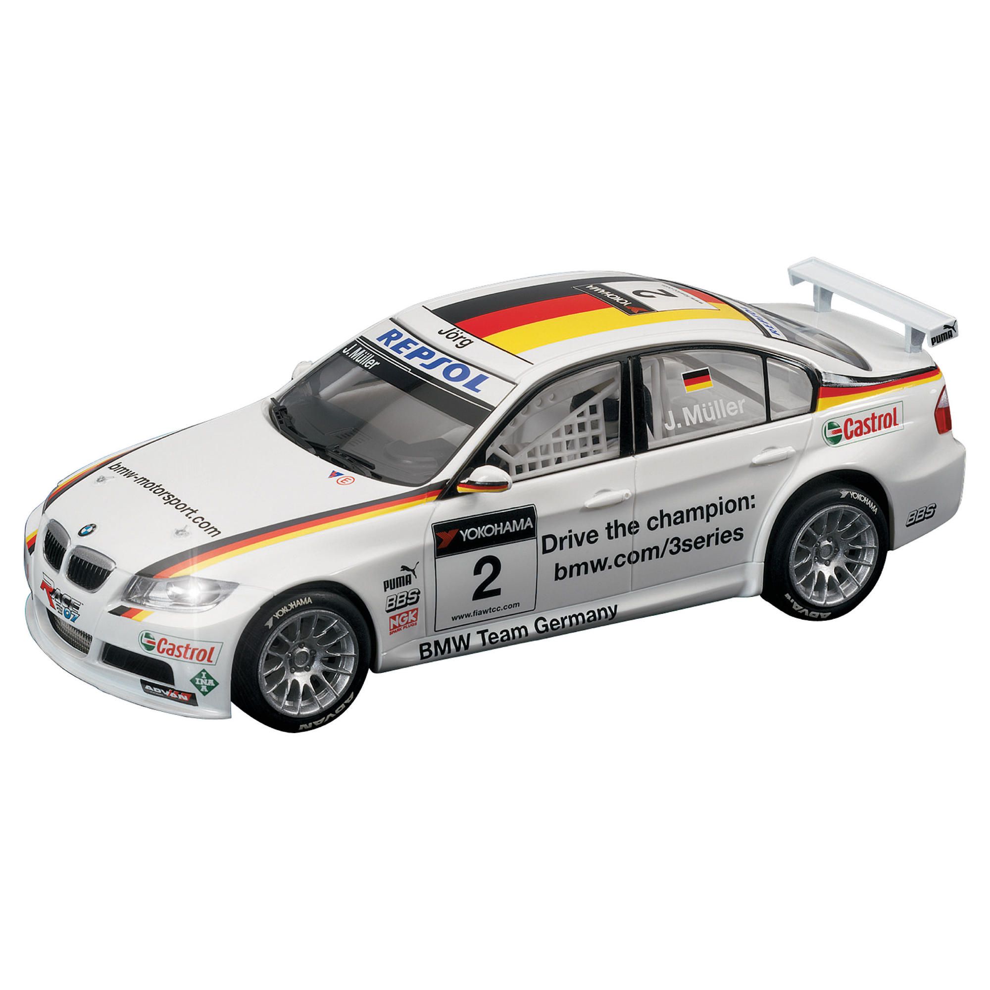 Scalextric C3020 BMW 320si WTCC 1:32 Scale High Detail Touring Slot Car