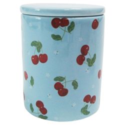 Tesco Cherry Canister, Blue
