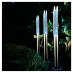 3 Clear Solar sparkling bubble lights