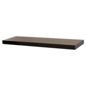 High Gloss Black Floating Shelf 80cm