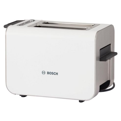 Image of Bosch Styline Tat8613gb 2 Slice Toaster - White