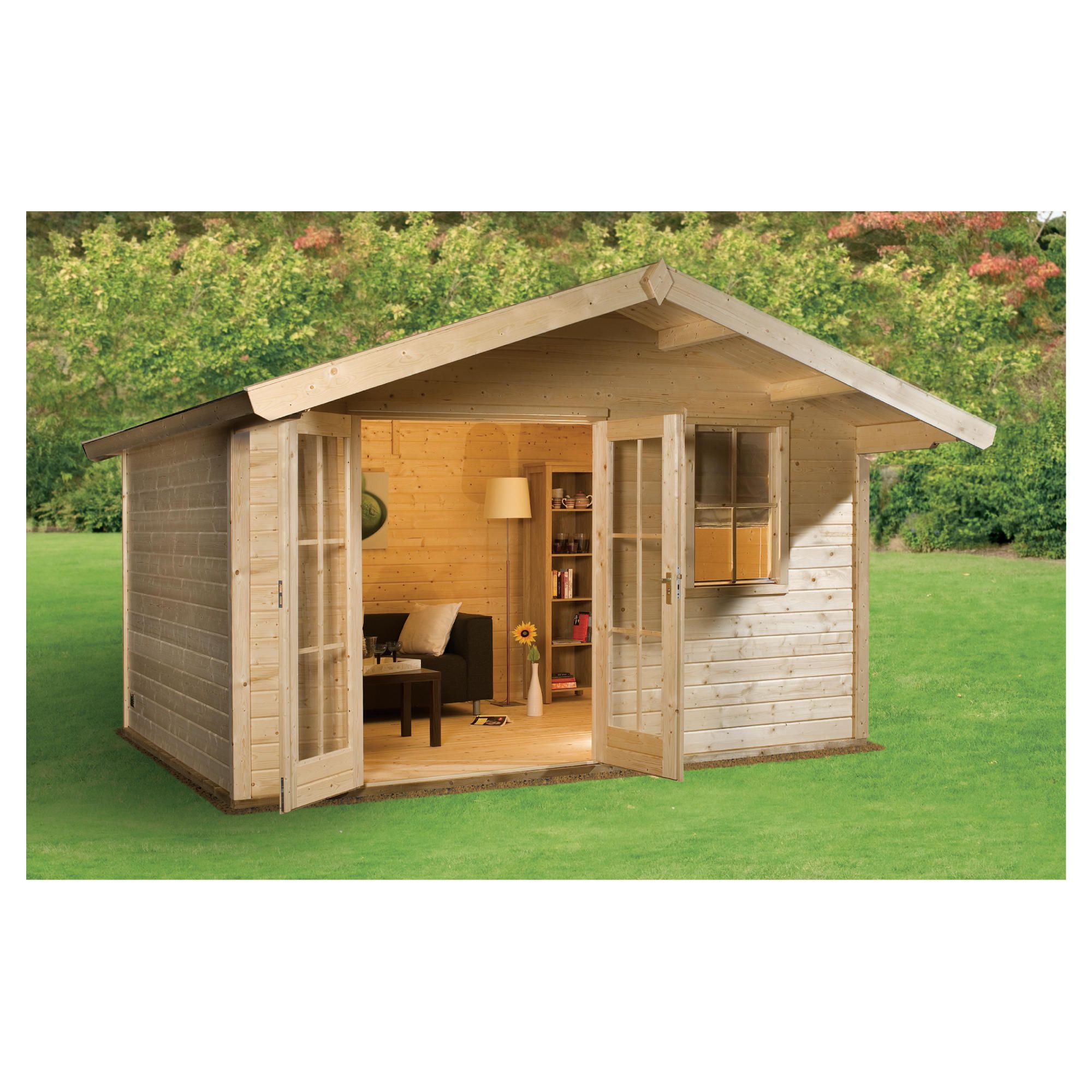 Finnlife MOKKI 212 Log Cabin at Tesco Direct