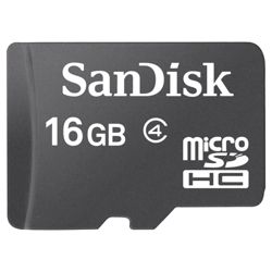 SanDisk Micro SD Memory Card 16GB