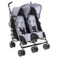 Hauck Turbo  Duo Twin Pushchair, Grey