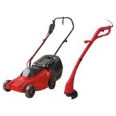 Tesco Value ELM022011 & CDGT012011 Electric Lawnmower & Grass Trimmer Twin Pack