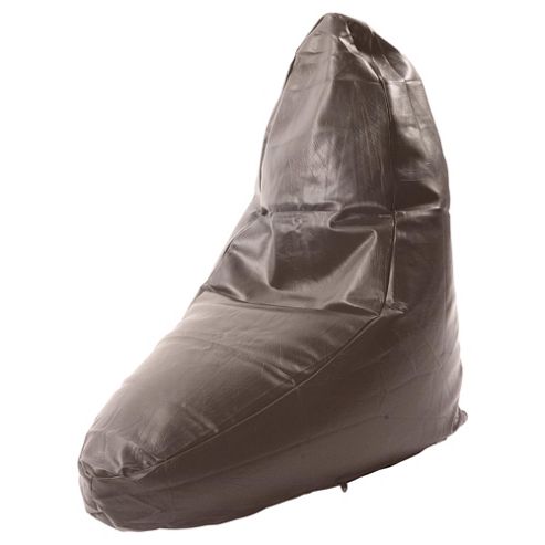 Image of Kaikoo Faux Leather Slob Easy Chair, Brown
