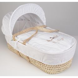 Clair de lune My Toys Moses Basket - White