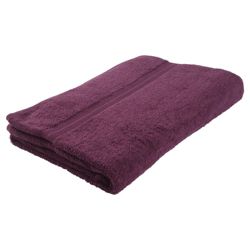 Tesco Bath Sheet Aubergine