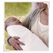 Grobag Cotton Swaddling Wrap, Pure White