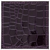 Tesco Moc Crock Set of 4 Coasters, Purple