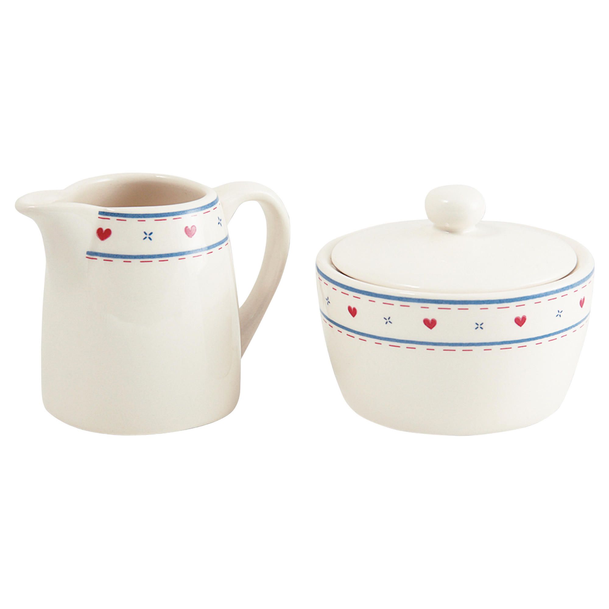 Tesco Haven sugar bowl and jug set