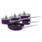 Morphy Richards 5 piece Pan Set, Purple