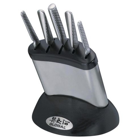 Image of Global Knives Knife Block Set, 5 Piece