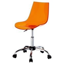 Scoop Office Chair, Orange