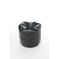 Kaikoo Faux Leather Beanbag, Black
