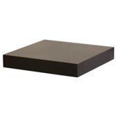 High Gloss Black Floating Shelf 23.5cm