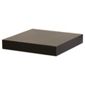 High Gloss Black Floating Shelf 23.5cm