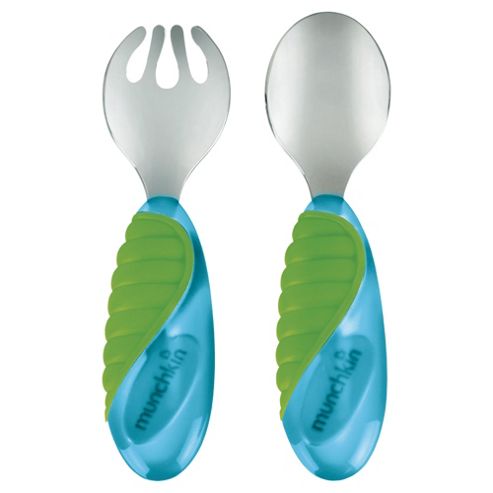 Image of Munchkin - Mighty Grip Fork & Spoon