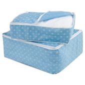 Pois blanket set, blue