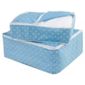 Pois blanket set, blue
