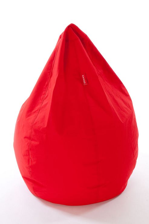 Image of Kaikoo Indoor/outdoor Teardrop Bean Bag, Red
