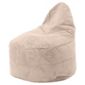 Kaikoo Faux Suede Ezee Chair, Latte