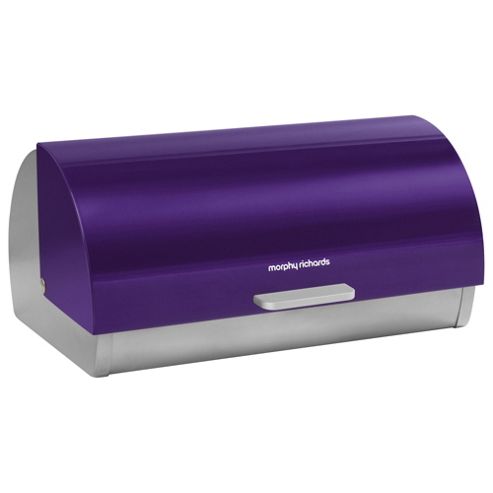 Image of Morphy Richards Accents Bread Bin, Purple
