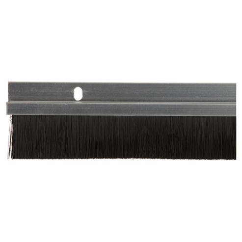 Image of Metal Bottom Door Brush Seal Alum