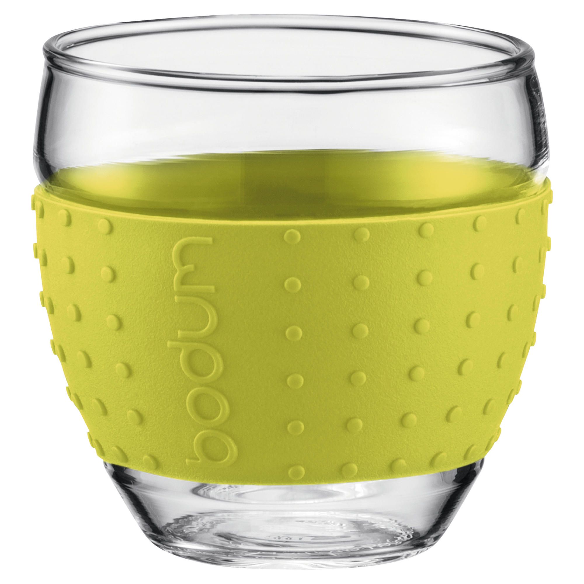 Bodum Pair Of Pavina Glasses, 0.35L Lime