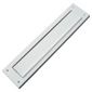 Plastic Letter Box Draught Excluder Plate With Cover White