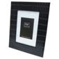 F&F Home Black croc leather 4x6