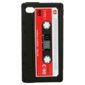 Orbyx Retro Silicone Case Cassette Tape Style iPhone 4 /4S Black