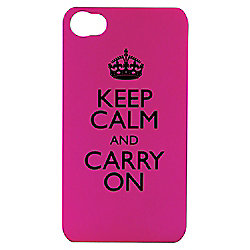 Bliss Hard Shell for iPhone 4 & iPhone 4S Keep Calm & Carry On Pink Bliss Hard Shell for iPhone 4 & iPhone 4S Keep Calm & Carry On Pink