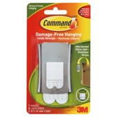 Command wire backed stocky nail and stabilizer strips