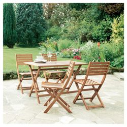 Tesco Pembroke Wooden 4 Seater Patio Set