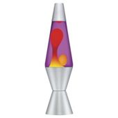 Lava Lite Classic Lava Lamp Violet and Orange 14.5" Lamp