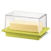 Bodum Bistro Butter Dish with Dome, Lime.