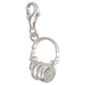 Sterling Silver Glitz Headphone charm