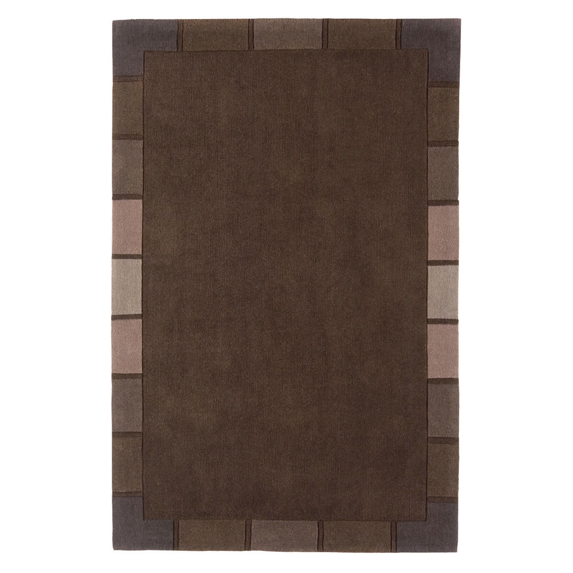 Tesco Frame Border Rug Chocolate 120x180cm