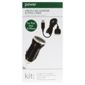 Kitpower in-car charger for Apple iPad 3/iPad 2 & iPhone - Black