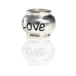 Sterling Silver Love Bead