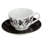 F&F Home Shadow Tree Teacup and Saucer.