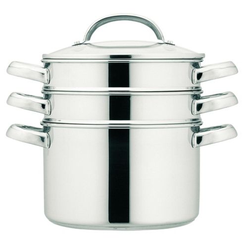 Image of Prestige 3 Tier Steamer, 20cm, Stainless Steel