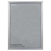 Tesco Certificate frame silver A4